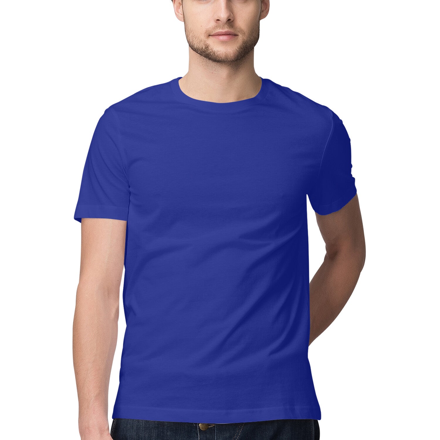 Plain royal hotsell blue shirt