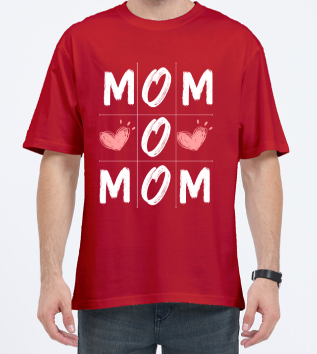 Mom - Oversized pregnancy tshirt