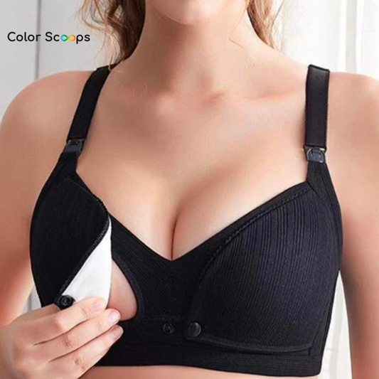 Padded Maternity / Nursing Bra / Feeding Bra with tick button