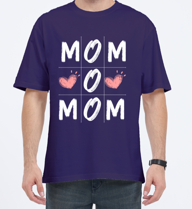 Mom - Oversized pregnancy tshirt