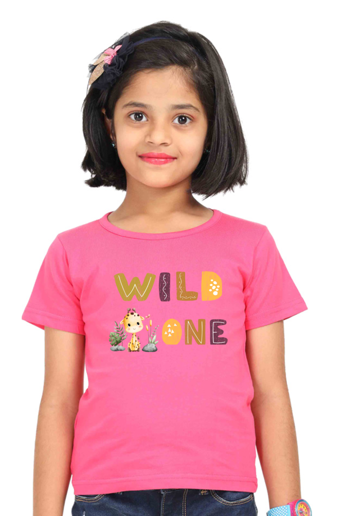 Wild One Color T-shirt - 0 to 13 years Girls t-shirt