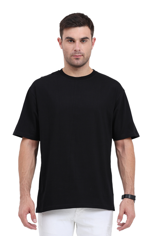 Plain Oversized T-shirt - 100% Cotton