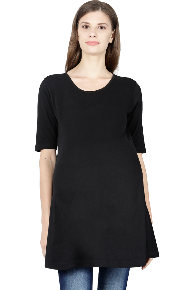 Maternity Dress - Plain Black