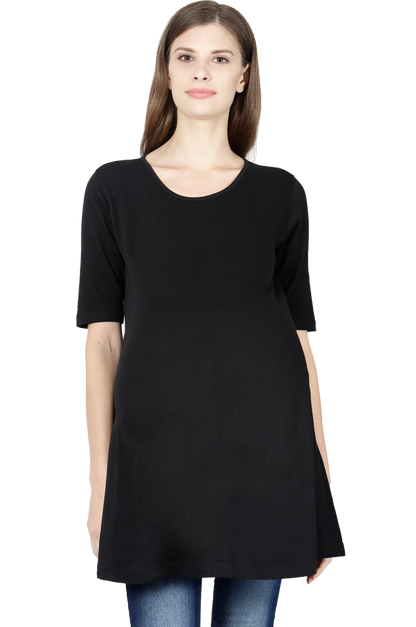Maternity Dress - Plain Black
