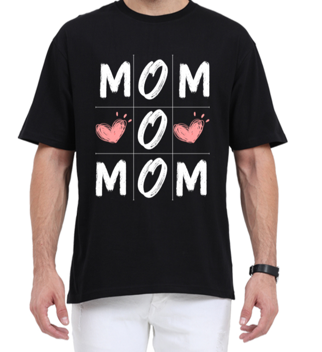 Mom - Oversized pregnancy tshirt