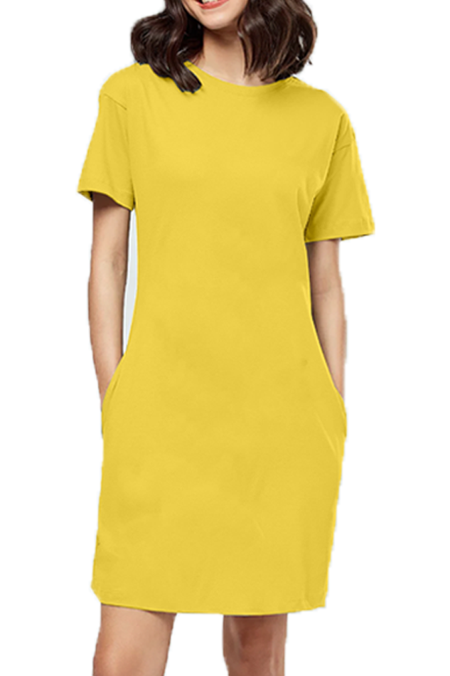 Plain T-shirt Dress