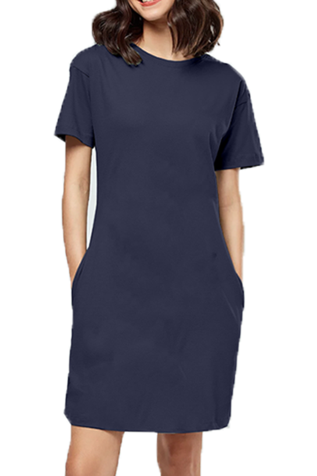 Plain T-shirt Dress