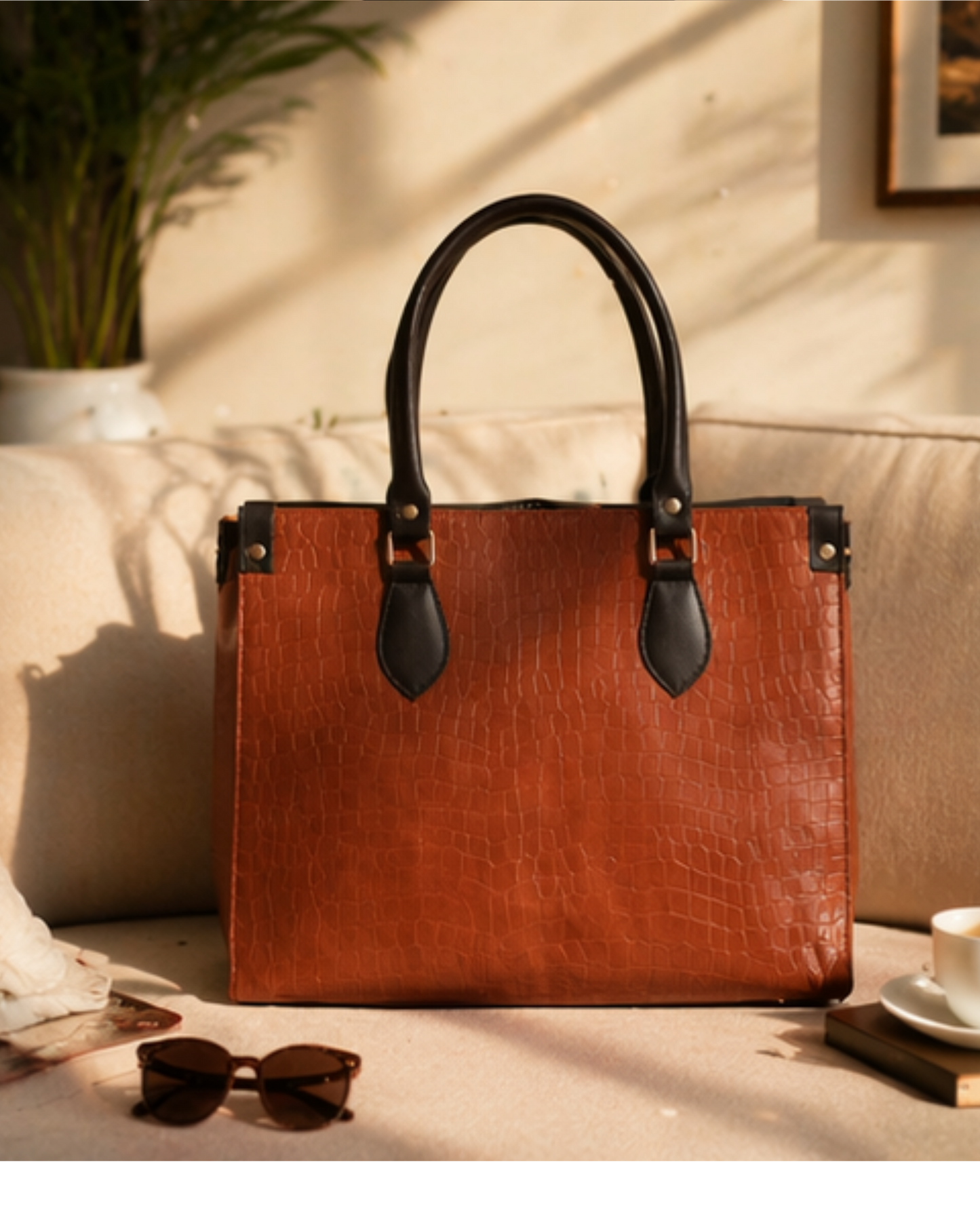 Premium Tote Bag for Women | Stylish Office Formal Bag | Spacious Handbag for Work, Travel & Daily Use | Durable Handles & Elegant Design