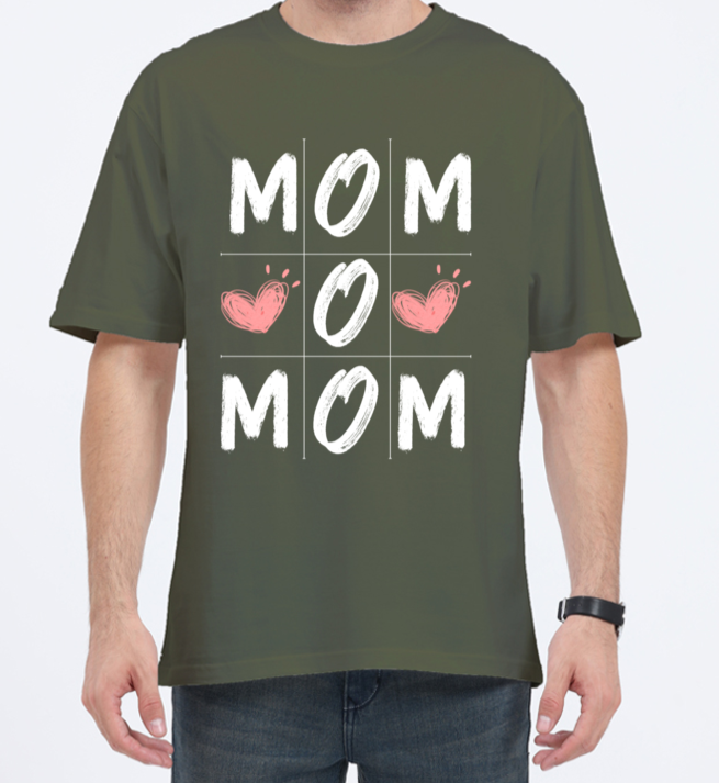 Mom - Oversized pregnancy tshirt