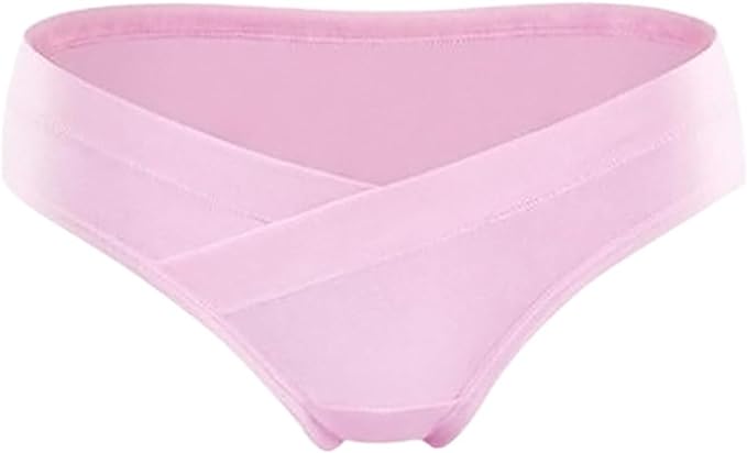 Maternity Panties / underwear / Low waist Maternity Panty - Set of 3 (blue, pink and yellow)