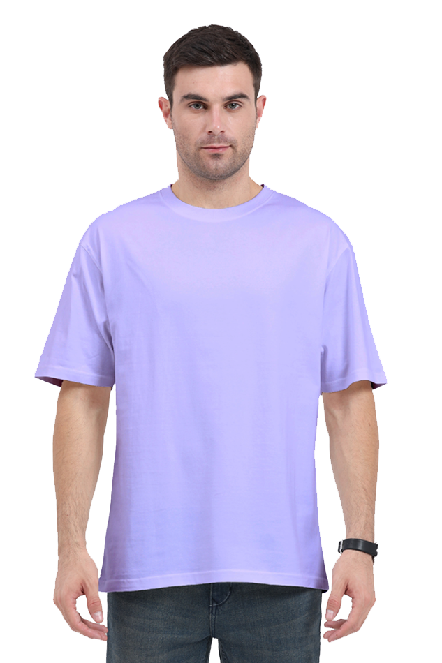 Plain Oversized T-shirt - 100% Cotton