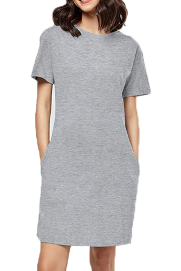 Plain T-shirt Dress