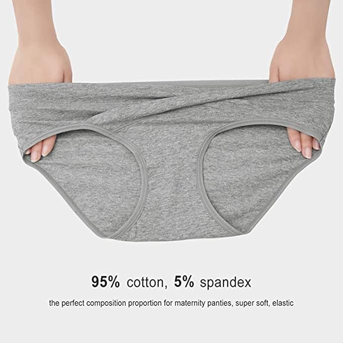 Maternity Panties / underwear / Low waist Maternity Panty - Grey