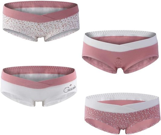 Maternity Panties / underwear / Low waist Maternity Panty - Set of 4