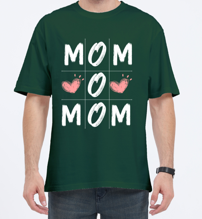 Mom - Oversized pregnancy tshirt