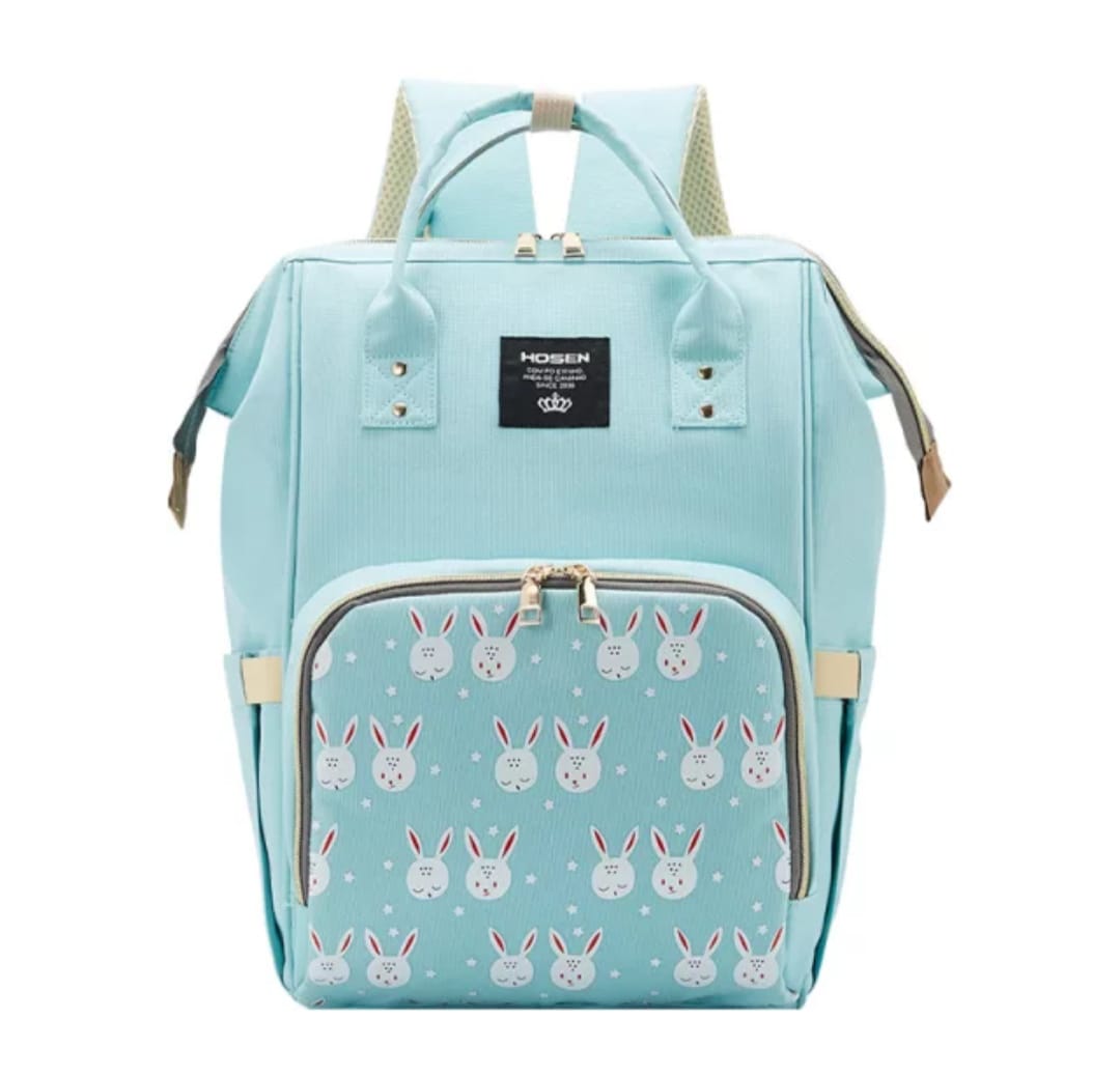 Printed Diaper Bag cum Backpack Cum Tote Bag- Multifunctional Waterproof Bags