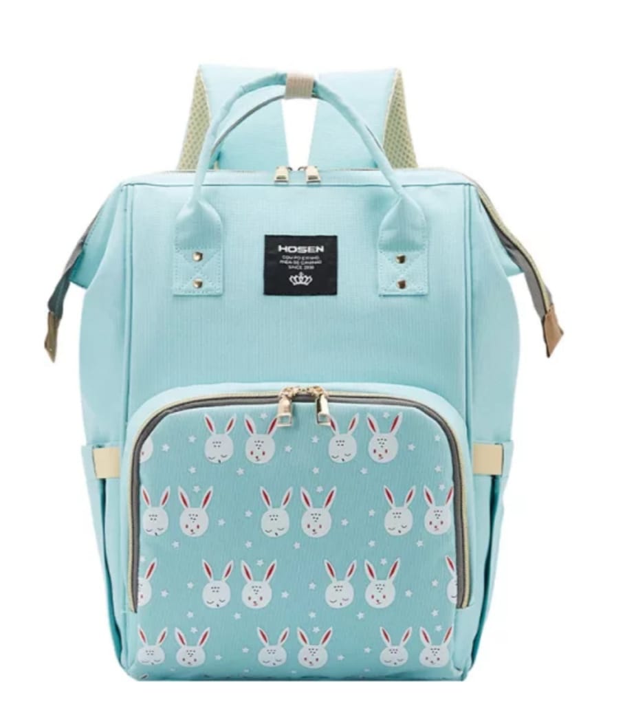 Printed Diaper Bag cum Backpack Cum Tote Bag- Multifunctional Waterproof Bags