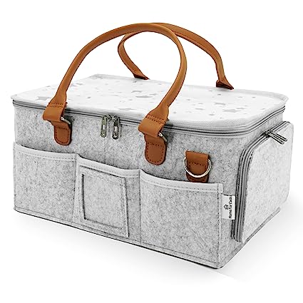 Diaper Caddy | Multifunctional Diaper bag| Unisex Diaper Bag | Traveling Baby bag | Diaper caddy with lid