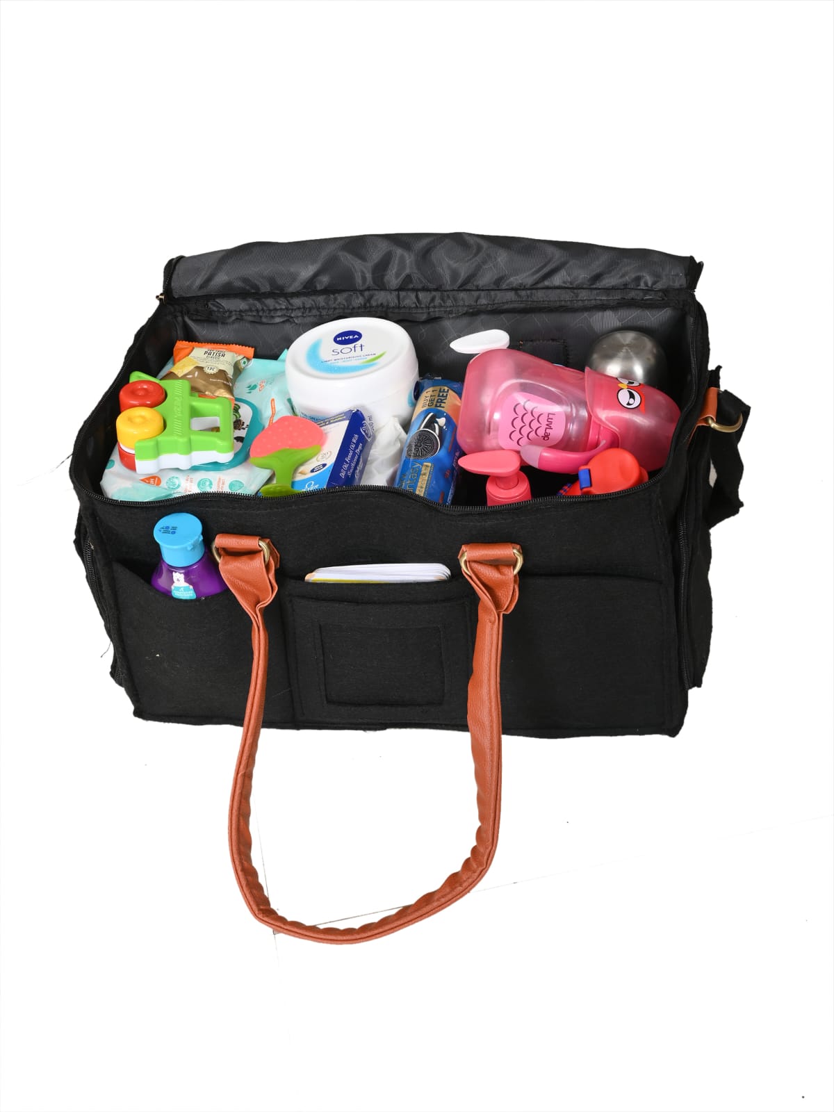 Diaper Caddy | Multifunctional Diaper bag| Unisex Diaper Bag | Traveling Baby bag | Diaper caddy with lid