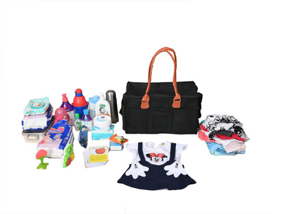 Travel tote bag | Diaper Caddy | Multifunctional Diaper bag| Unisex Diaper Bag | Traveling Baby bag | Diaper caddy with lid