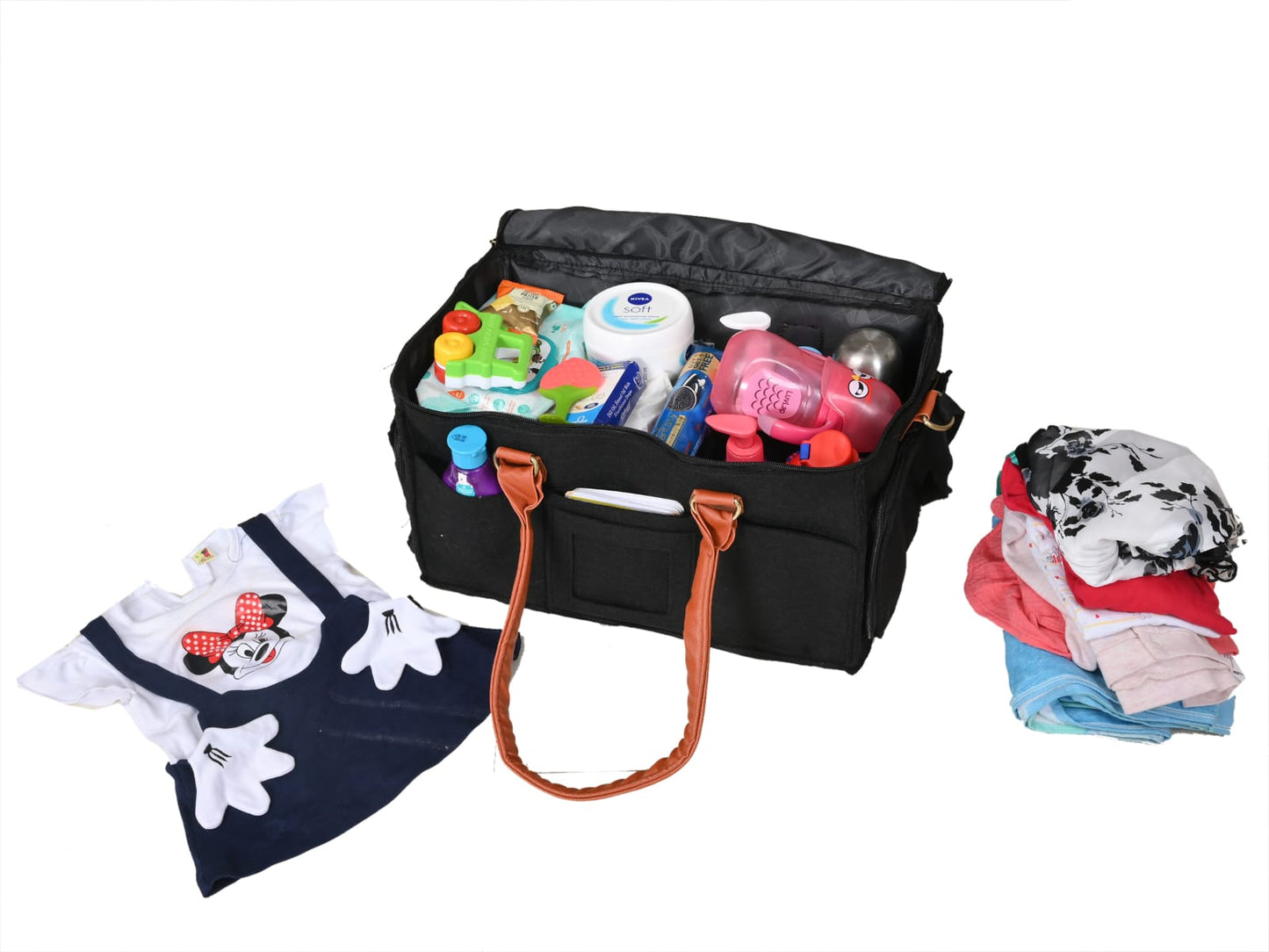 Diaper Caddy | Multifunctional Diaper bag| Unisex Diaper Bag | Traveling Baby bag | Diaper caddy with lid