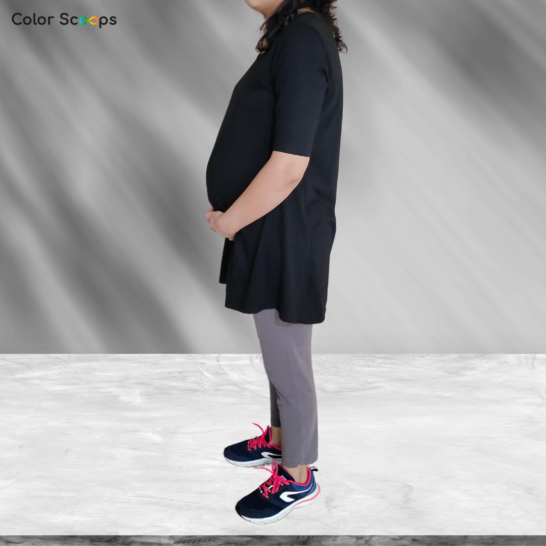 Maternity Dress - Plain Black