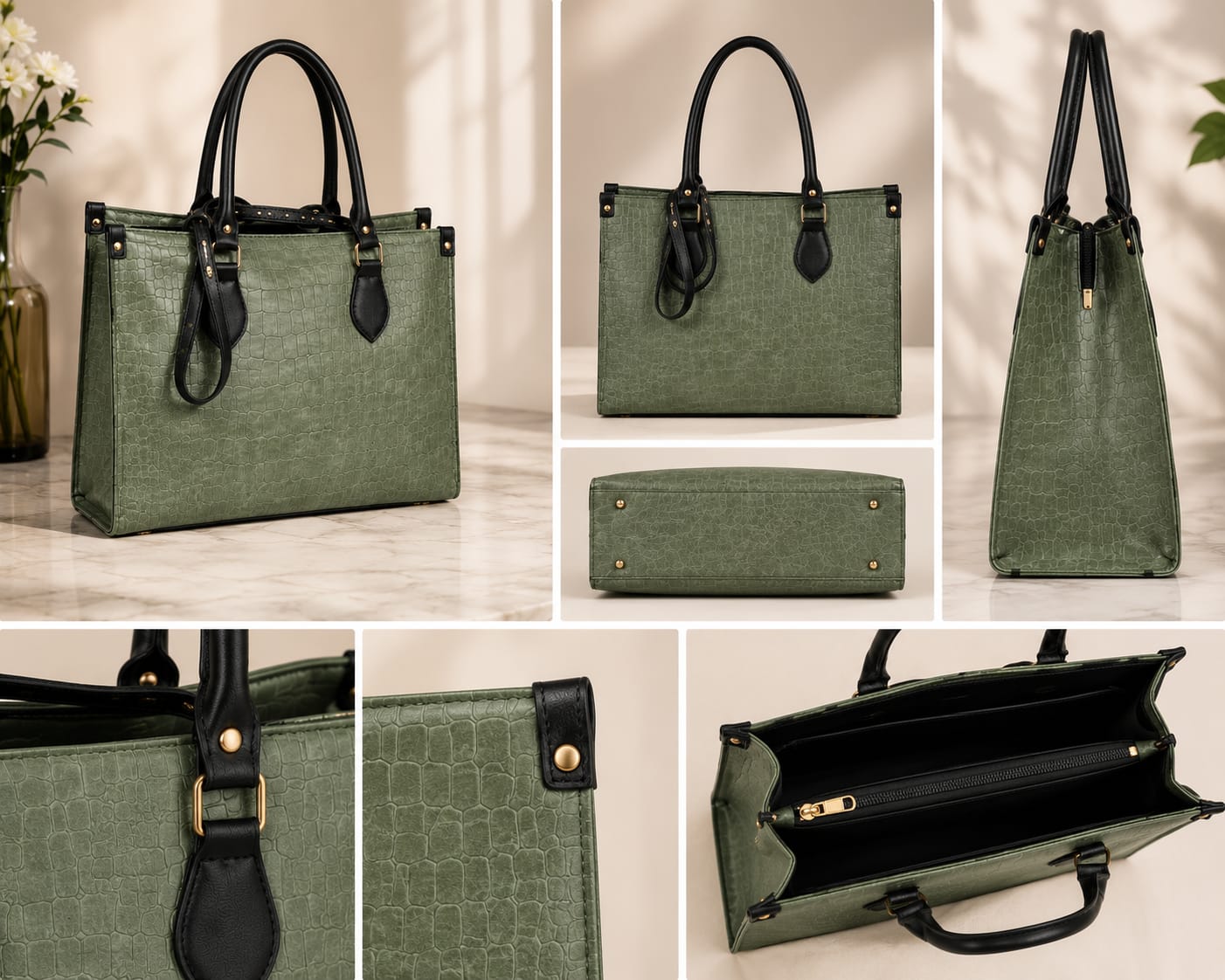 Premium Tote Bag for Women | Stylish Office Formal Bag | Spacious Handbag for Work, Travel & Daily Use | Durable Handles & Elegant Design
