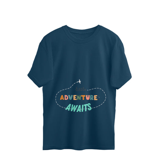 Adventure Awaits - Oversized Pregnancy T-shirt
