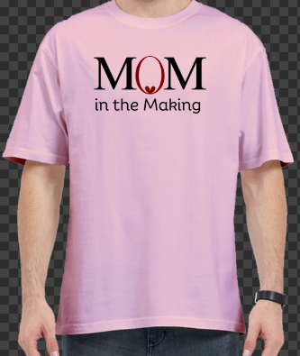 MOM in Making - Oversized Pregnancy T-shirt