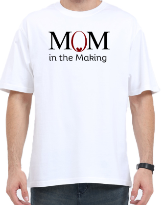 MOM in Making - Oversized Pregnancy T-shirt