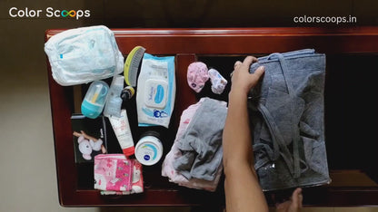 Travel tote bag | Diaper Caddy | Multifunctional Diaper bag| Unisex Diaper Bag | Traveling Baby bag | Diaper caddy with lid