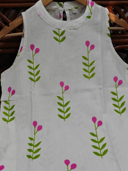 White Palazzo Set - Indo-Western
