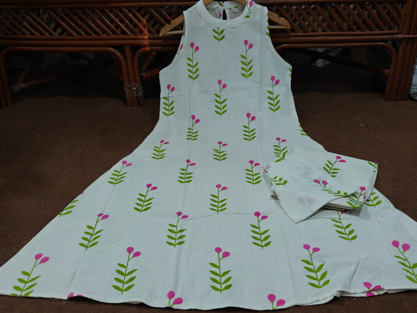 White Palazzo Set - Indo-Western