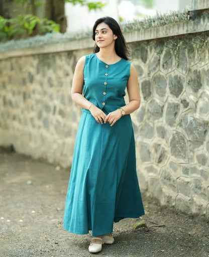 Premium printed Cotton skirt and Top set