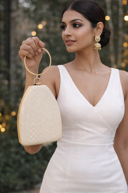 Moonlight Dome Mini | Luxury Party Wear Purse & Mobile Sling | Party Purse | Party Handbag | Mobile Clutch partywear
