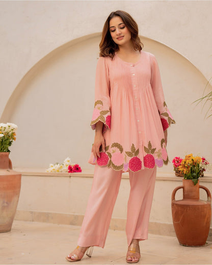 Co-ord set with embroidery