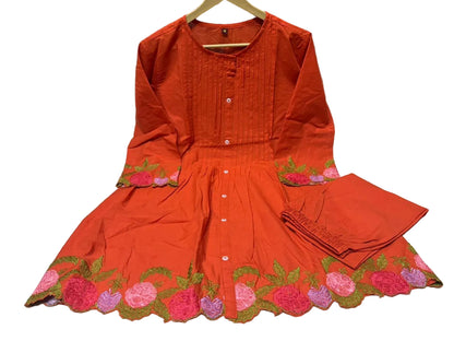 Co-ord set with embroidery