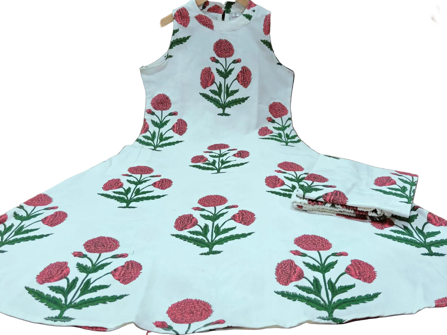 White Palazzo Set - Indo-Western