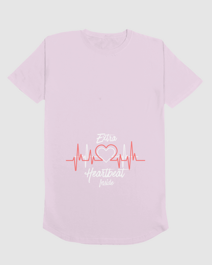 Extra Heartbeat - Oversized Pregnancy T-shirt