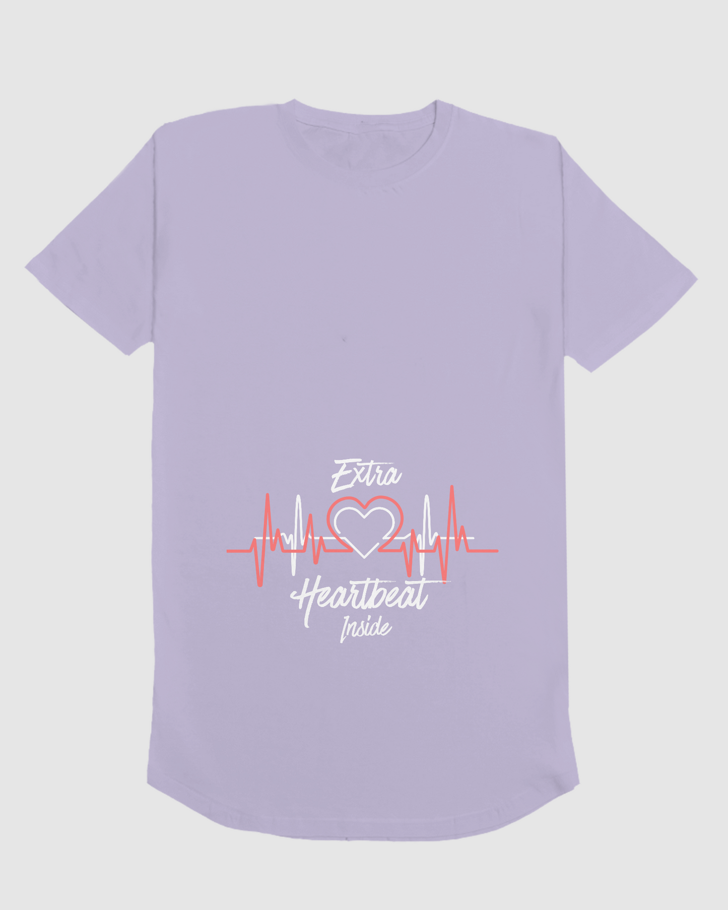 Extra Heartbeat - Oversized Pregnancy T-shirt