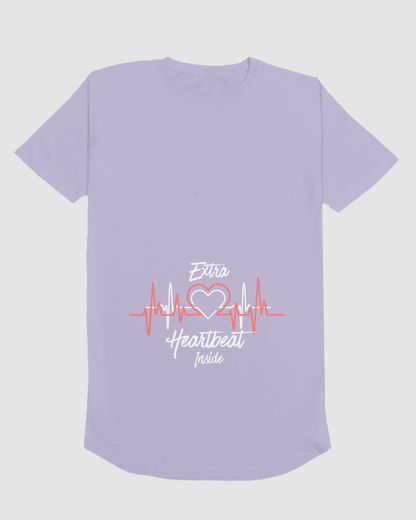Extra Heartbeat - Oversized Pregnancy T-shirt
