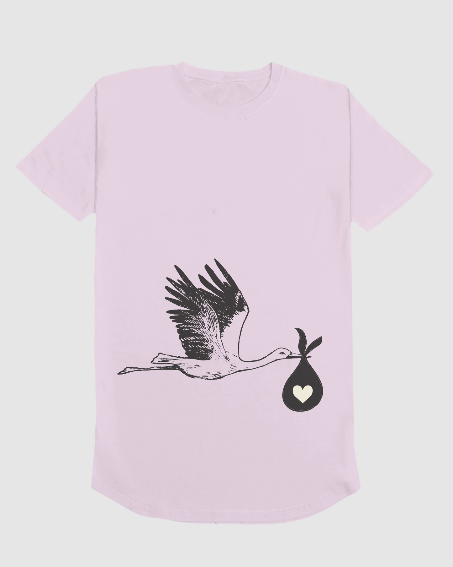 Stork - Oversized Pregnancy T-shirt