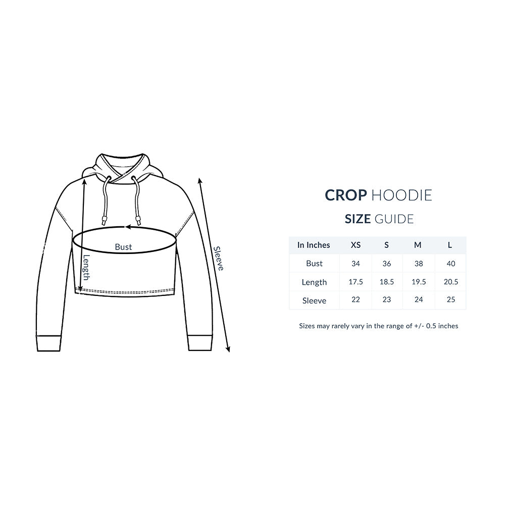 Crop hoodie - hooting