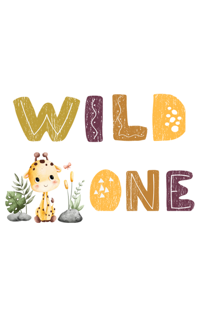 Wild One Color T-shirt - 0 to 13 years Girls t-shirt