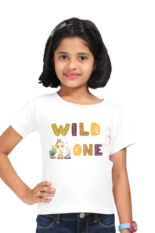 Wild One - 0 to 13 Girls T-shirt