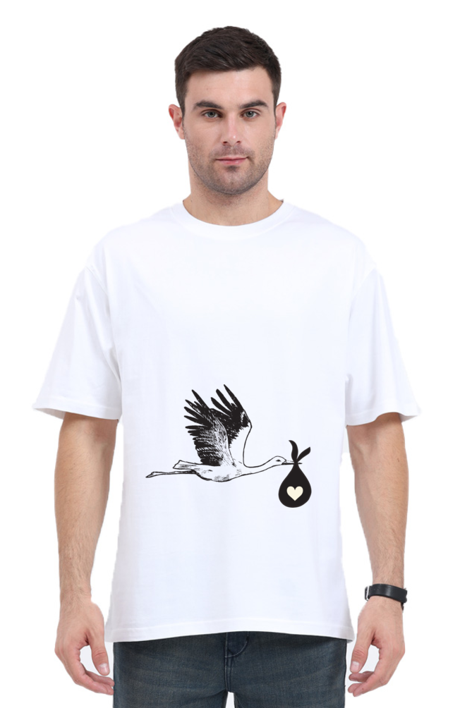 Stork - Oversized Pregnancy T-shirt