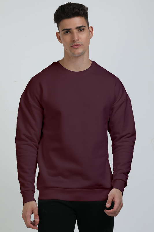Plain Oversized Sweatshirt