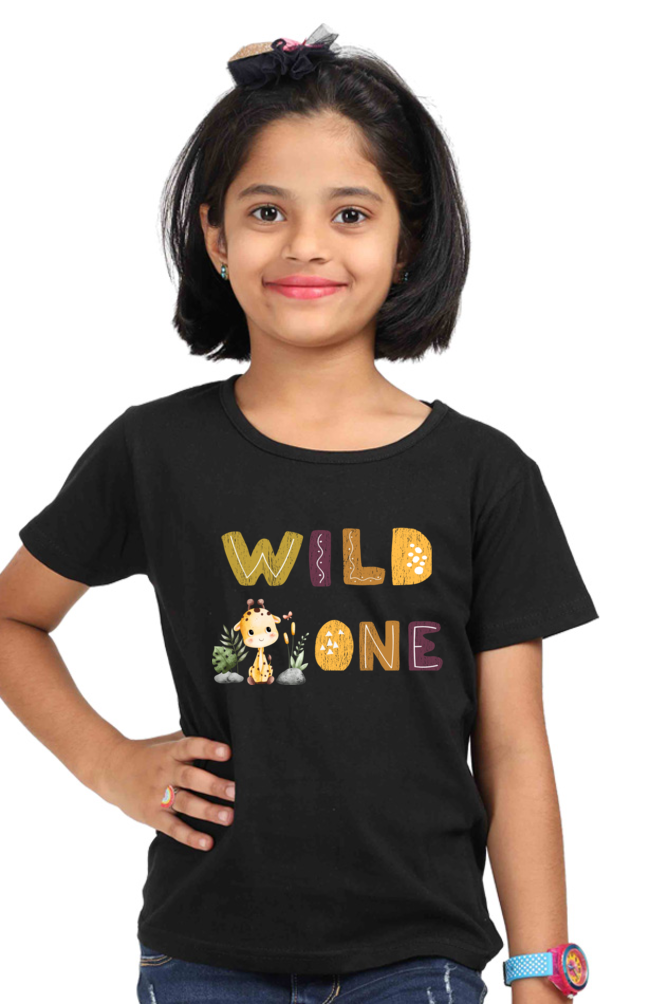 Wild One Color T-shirt - 0 to 13 years Girls t-shirt