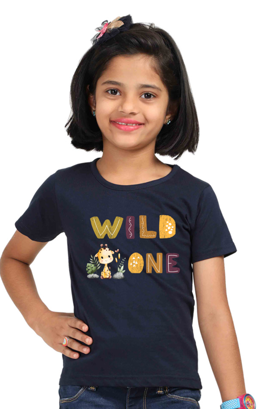 Wild One Color T-shirt - 0 to 13 years Girls t-shirt