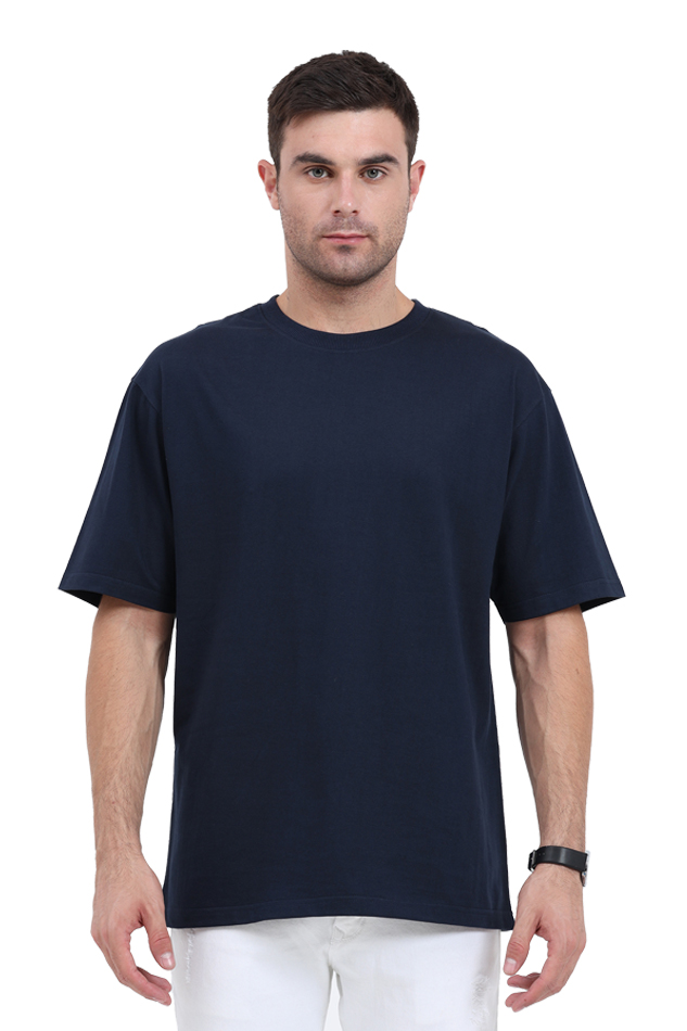 Plain Oversized T-shirt - 100% Cotton